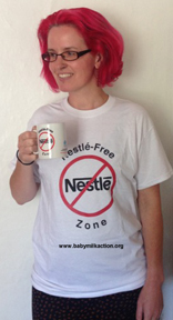Nestle-Free Zone t-shirt