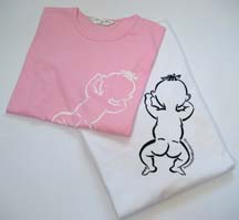 Baby at breast t-shirts